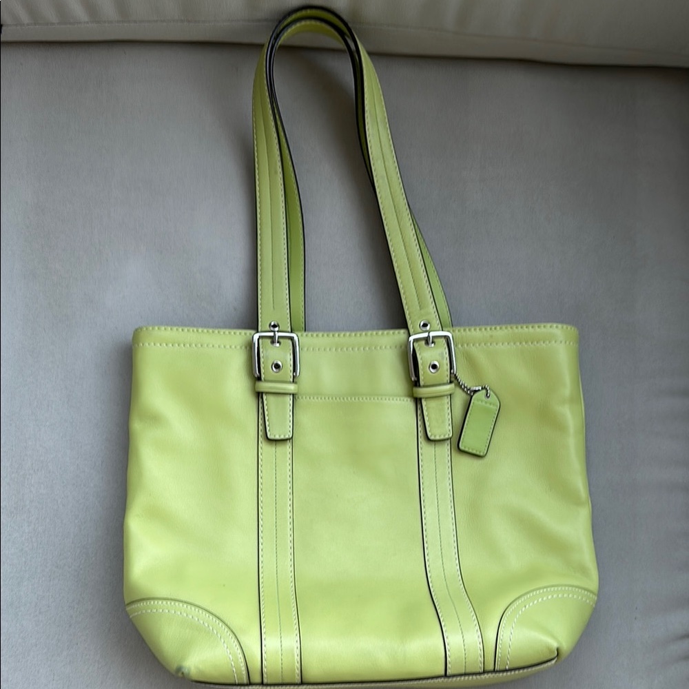 Lime Green Tote Bag